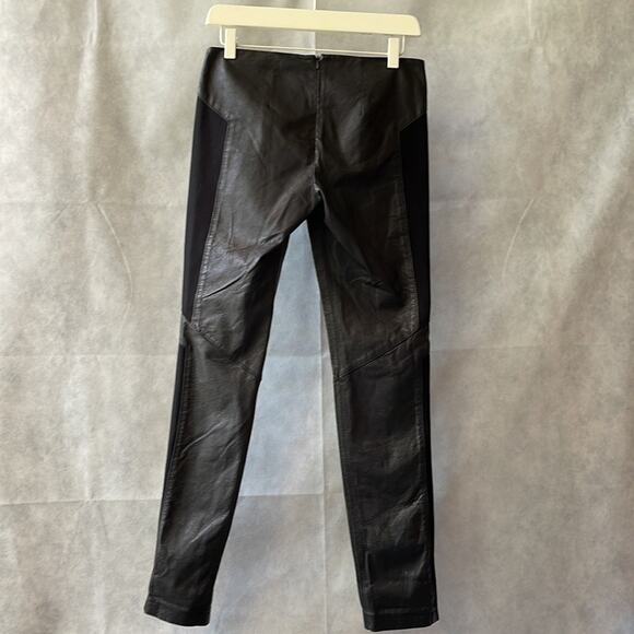BB Dakota Isaac Black Leather and Ponté Leggings Size 6 NWOT - Picture 6 of 7